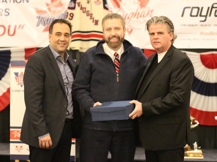A NIGHT TO REMEMBER The CVHA honoured a number of individuals at their 25th anniversary celebration, including Rocco Alonzi, Michael Bowe and Barry Harte.