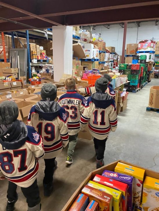 Vaughan Rangers U9 - 2021 - Food Bank donation