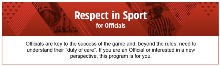 Respect in Sport - For Officials