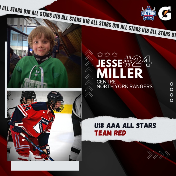 13 - JESSE MILLER - Red AAA