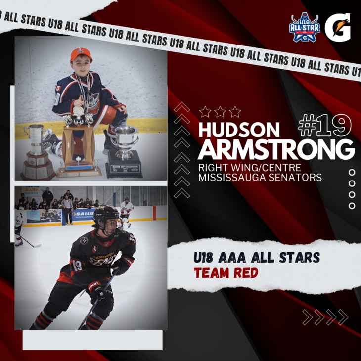 17 - HUDSON ARMSTRONG - Red AAA